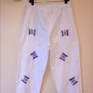 BFA Beaded Butterfly Pants